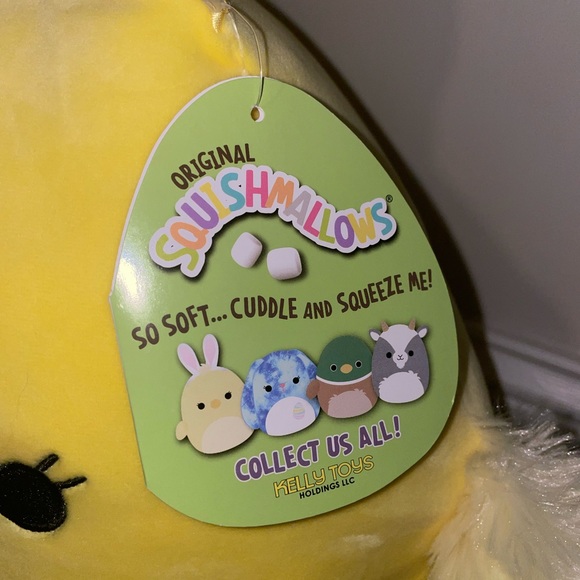 12” Chick with Bunny Ears Squishmallow - Picture 3 of 4